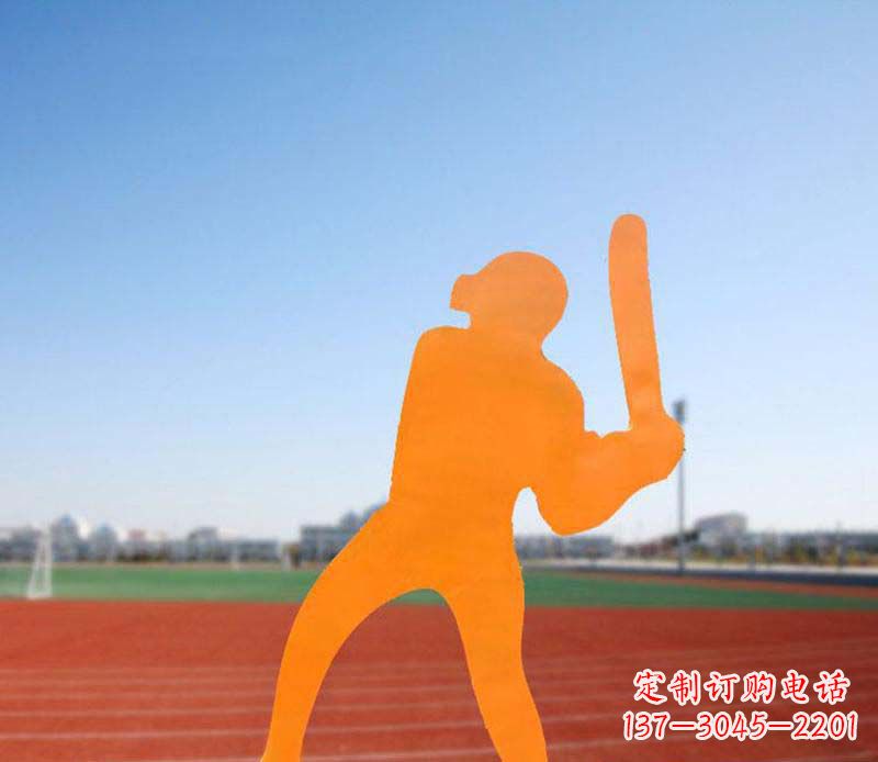 辽阳不锈钢棒球雕塑精美的艺术品