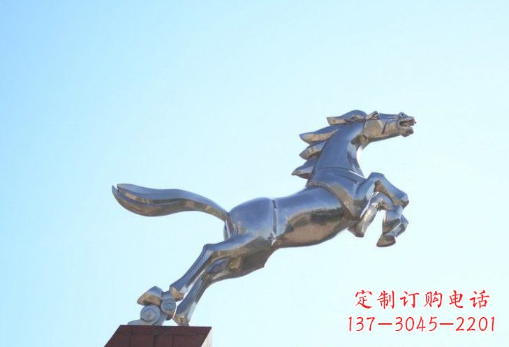 辽阳不锈钢奔马雕塑