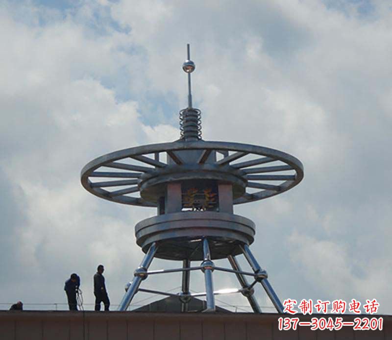 辽阳不锈钢避雷针造型景观雕塑