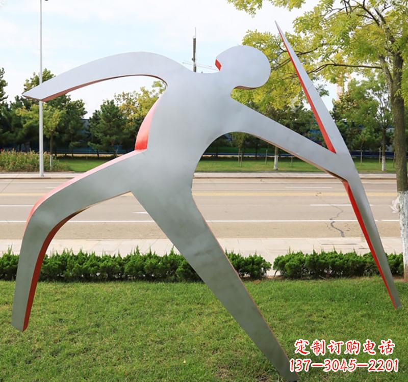 辽阳不锈钢标枪雕塑2
