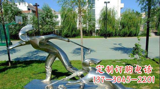 辽阳不锈钢冰壶运动雕塑