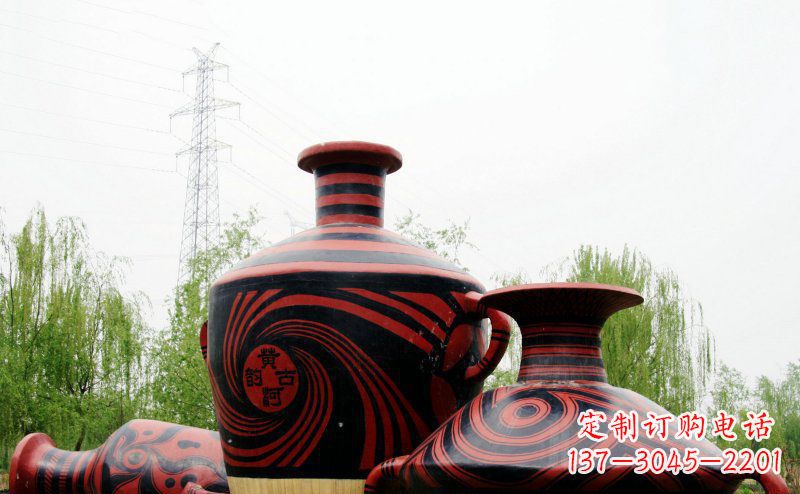 辽阳不锈钢彩色花盆雕塑让空间更加精致