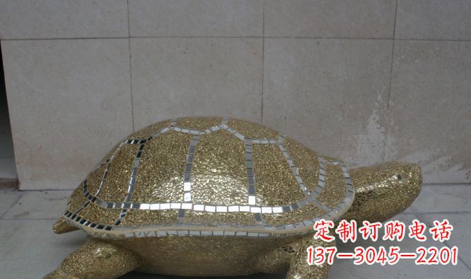 辽阳不锈钢彩银乌龟公园景观雕塑艺术与自然的完美融合