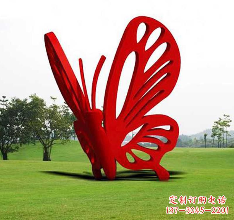 辽阳不锈钢蝴蝶雕塑艺术的精美绽放