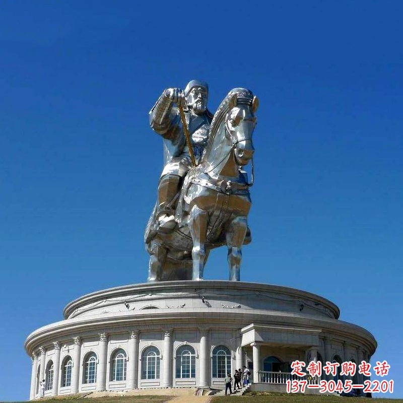辽阳不锈钢成吉思汗雕塑——一座引人入胜的大型雕塑