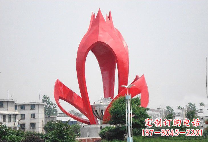 辽阳不锈钢莲蓬雕塑——艺术的缩影
