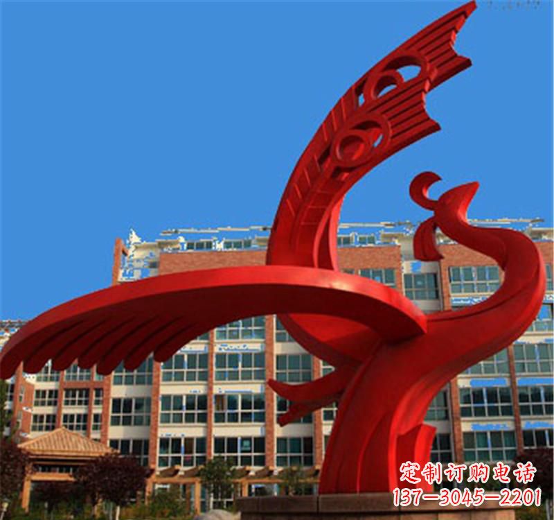 辽阳不锈钢城市凤凰 雕塑