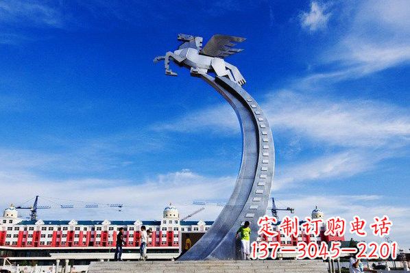 辽阳不锈钢城市飞马设计图雕塑
