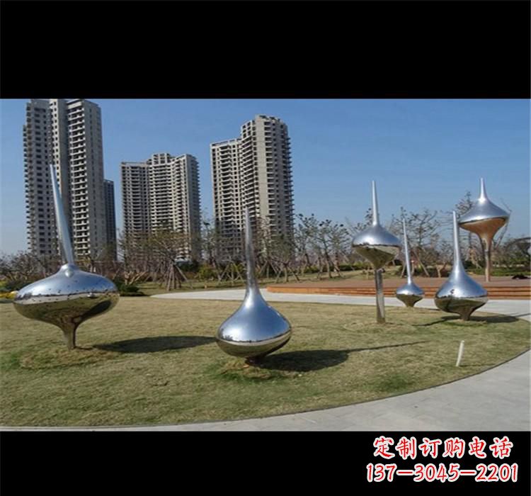 辽阳不锈钢城市水滴雕塑