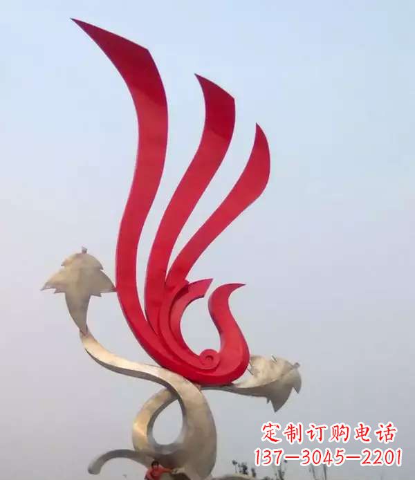 辽阳不锈钢城市铁艺凤凰雕塑