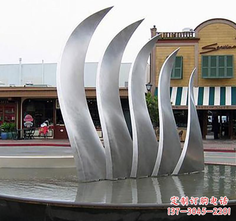 辽阳不锈钢城市艺术翅膀雕塑