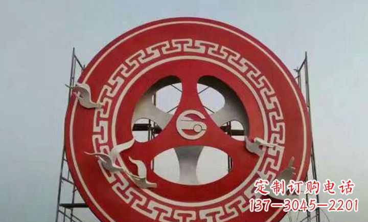 辽阳不锈钢齿轮广场雕塑