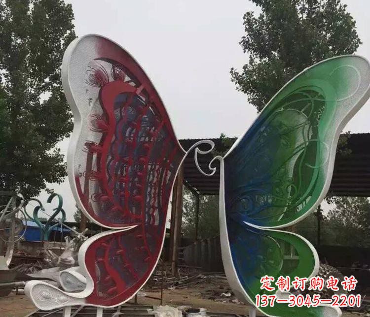 辽阳不锈钢蝴蝶公园动物雕塑