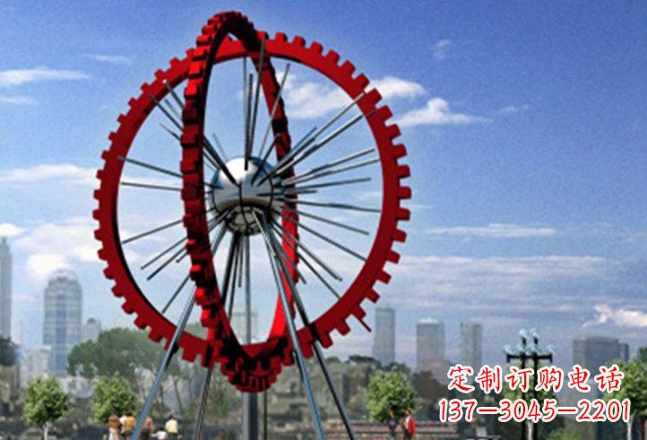 辽阳不锈钢摩天轮雕塑美丽的景观