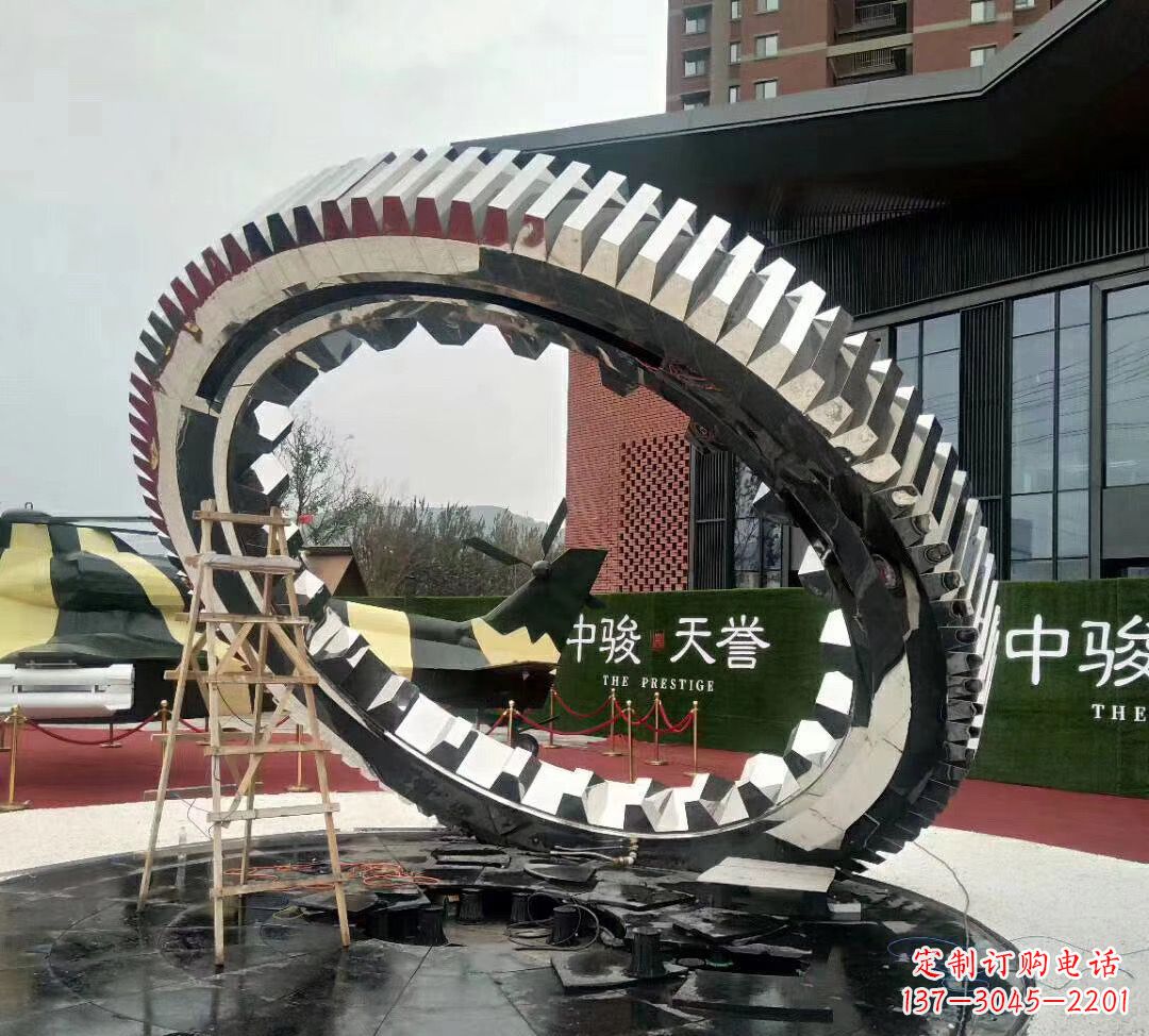 辽阳不锈钢齿轮雕塑以科技艺术的形式演绎动力