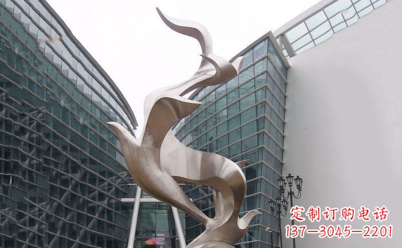 辽阳不锈钢大雁雕塑