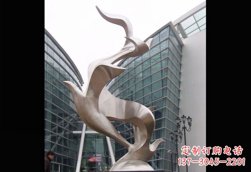辽阳精美的不锈钢大雁雕塑