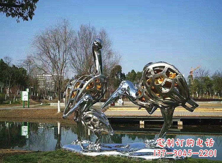 辽阳精美非凡的不锈钢丹顶鹤雕塑
