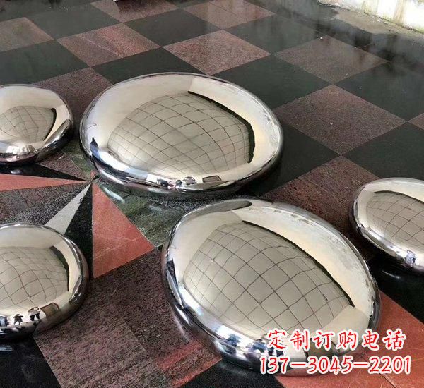 辽阳精致的不锈钢鹅卵石雕塑