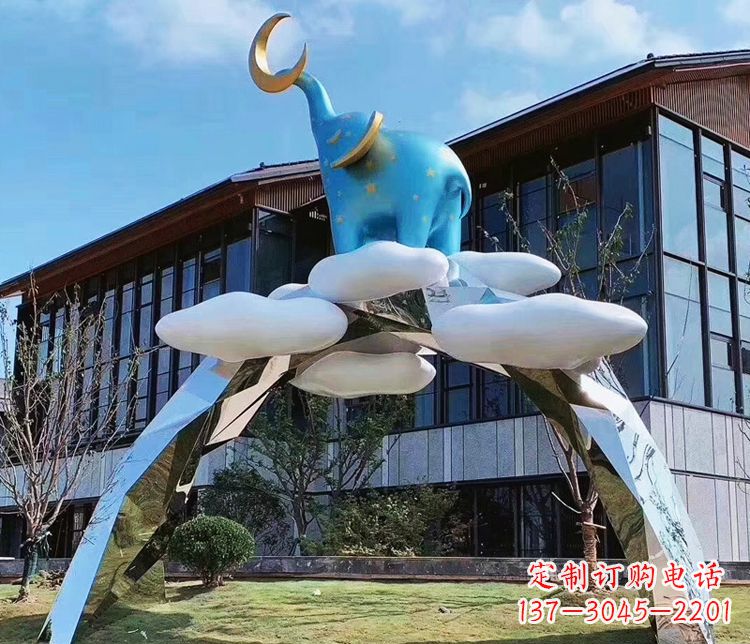 辽阳精美不锈钢拱门雕塑