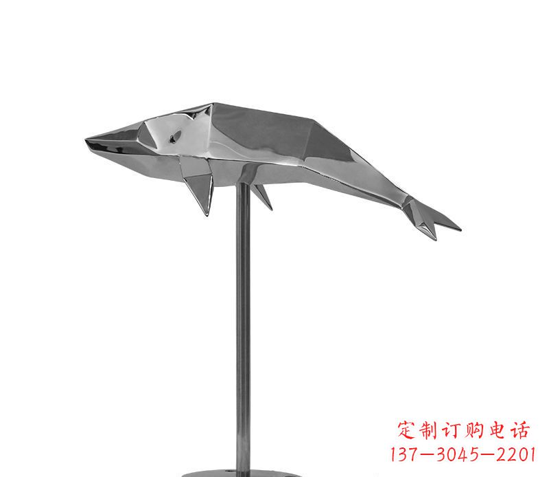 辽阳不锈钢抽象海豚雕塑
