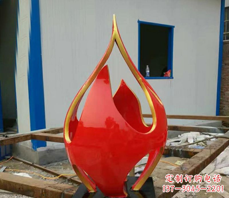 辽阳不锈钢抽象火龙果广场雕塑