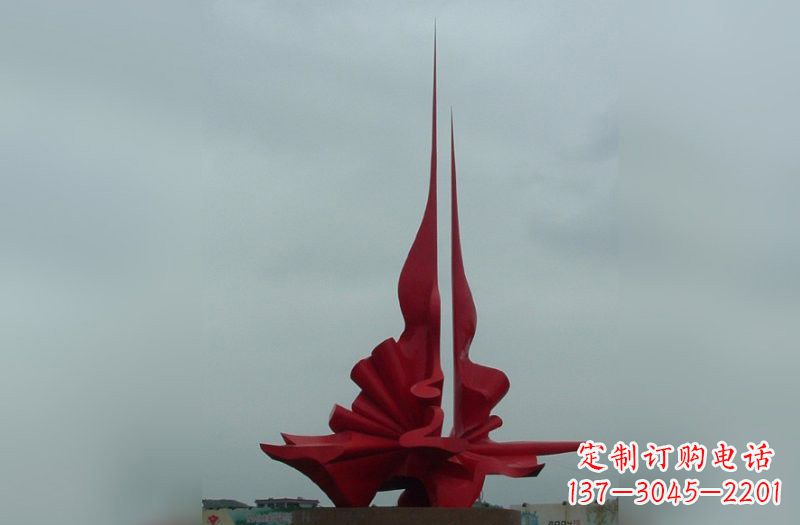 辽阳不锈钢抽象火炬雕塑222