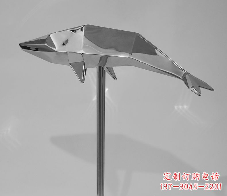 辽阳不锈钢海豚雕塑