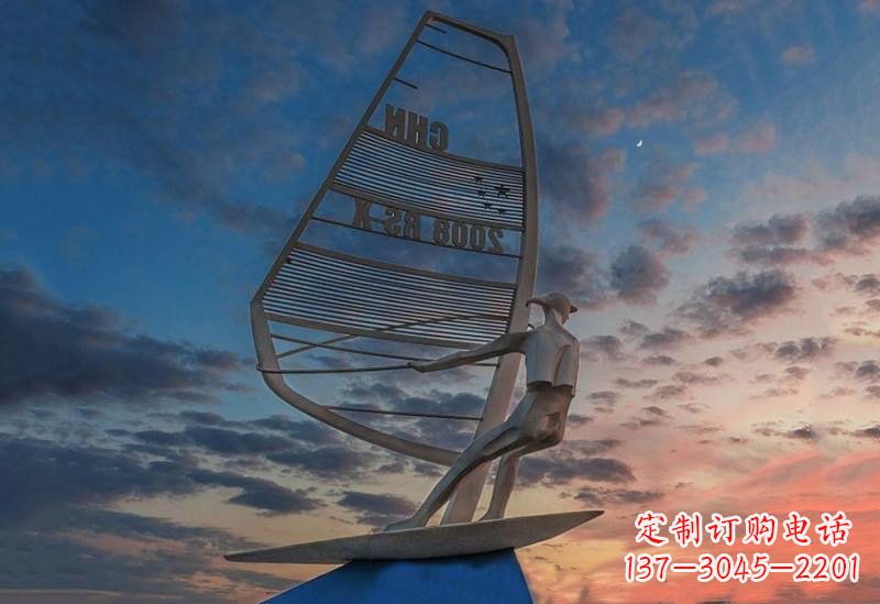 辽阳不锈钢帆船雕塑——象征着美丽的梦想