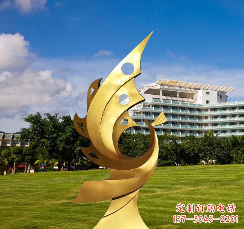 辽阳不锈钢凤凰雕塑精致而古典