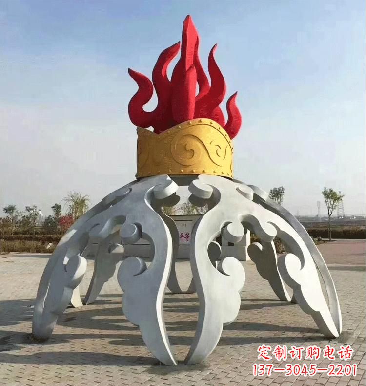 辽阳不锈钢拱门雕塑精致而又充满艺术气息