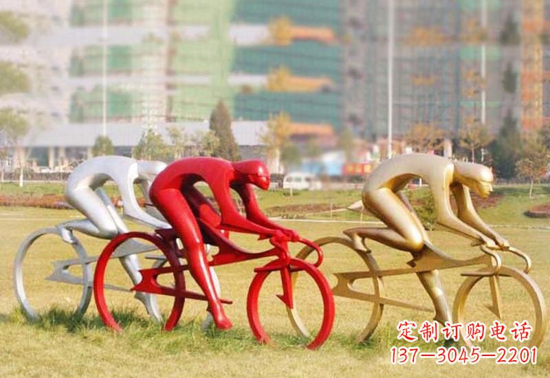 辽阳不锈钢自行车雕塑