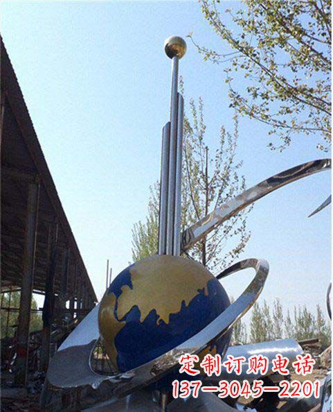 辽阳精致的不锈钢地球雕塑