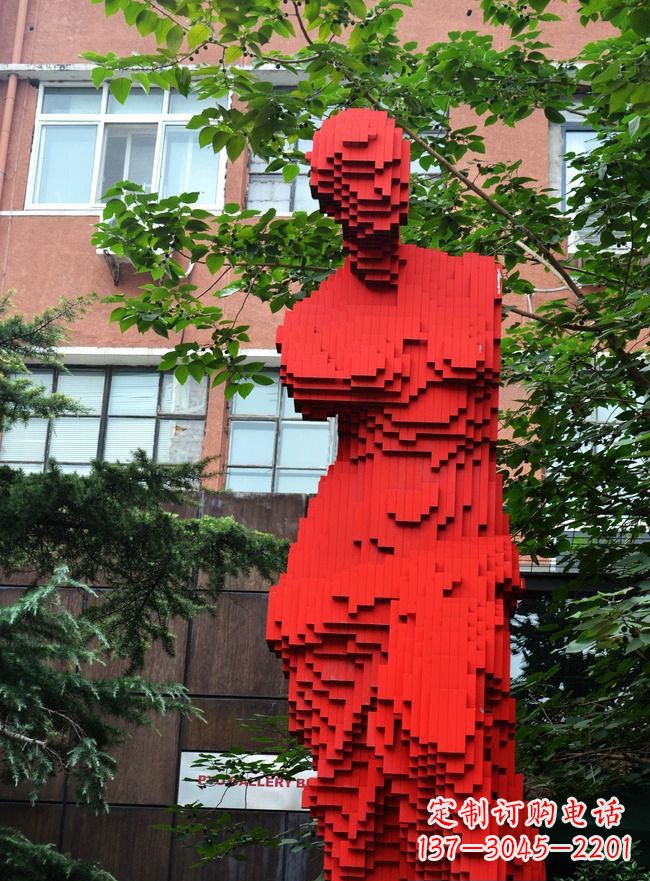 辽阳不锈钢抽象维纳斯雕塑街边景观雕塑