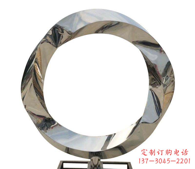 辽阳不锈钢圆环雕塑——精美而优雅