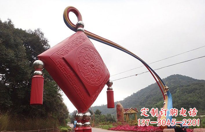 辽阳精美不锈钢拱门雕塑