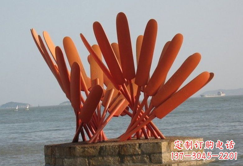 辽阳不锈钢船桨雕塑经典的海洋景观