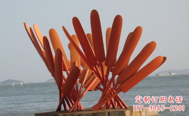 辽阳精美不锈钢船桨雕塑