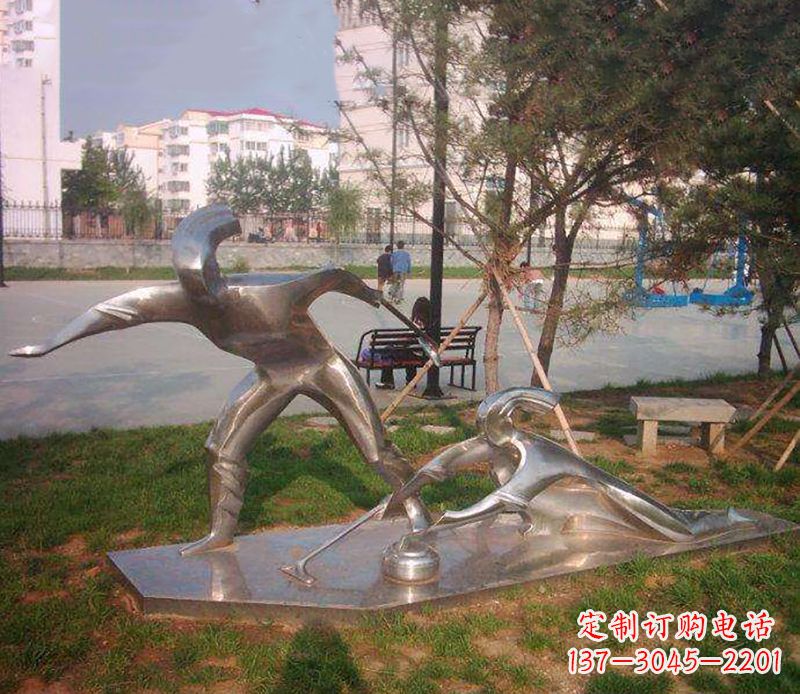 辽阳不锈钢创意冰壶雕塑大赛