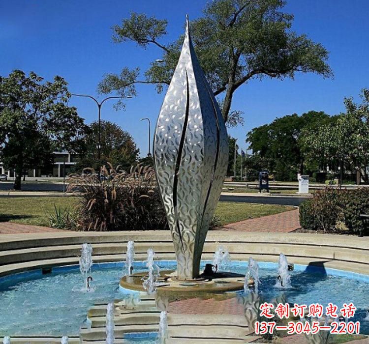辽阳不锈钢创意喷泉雕塑