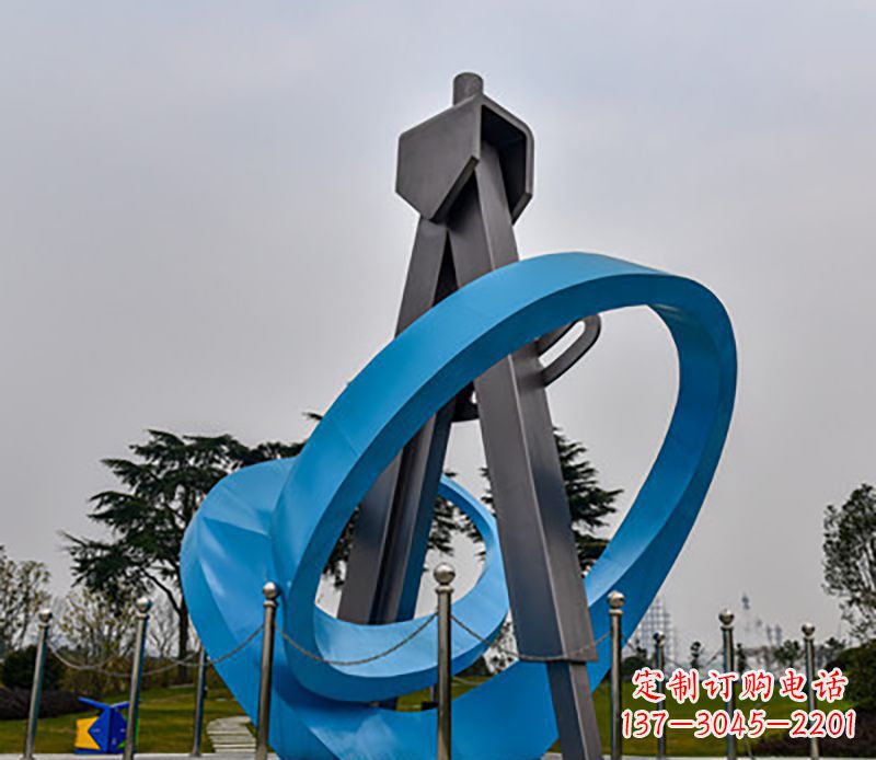 辽阳不锈钢创意圆规造型