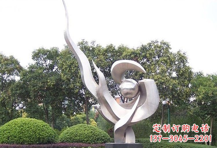 辽阳不锈钢大抽象鸽子雕塑