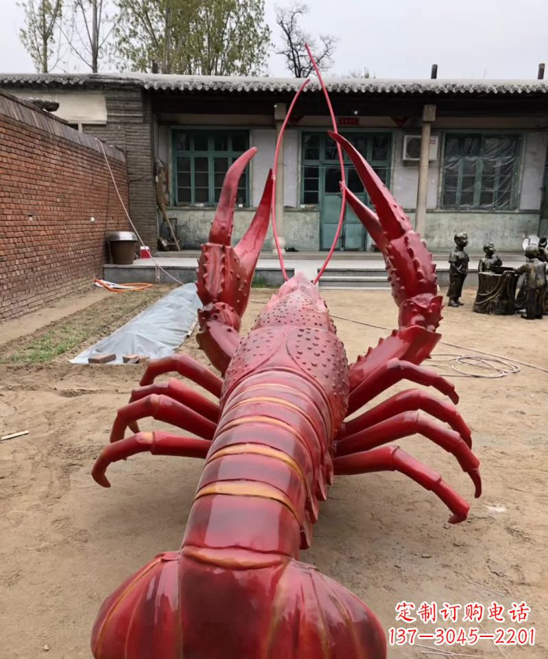 辽阳不锈钢大龙虾雕塑