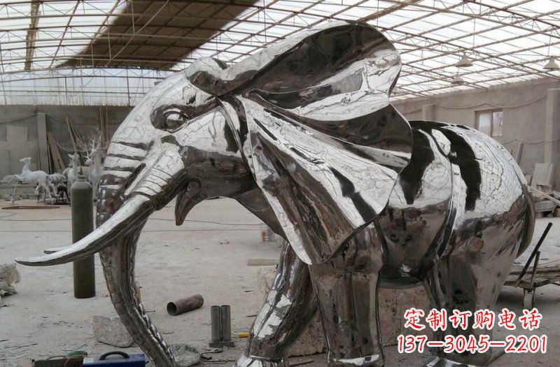 辽阳不锈钢大象传承与美的结合