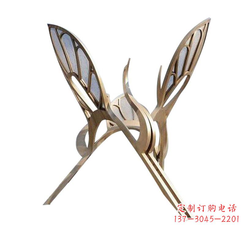 辽阳精美的不锈钢仙鹤雕塑