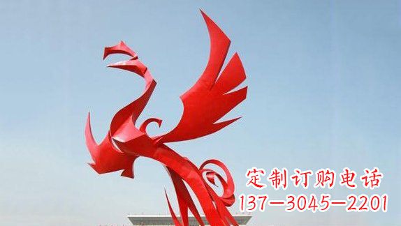 辽阳不锈钢凤凰雕塑