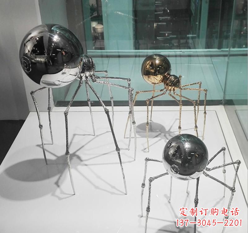 辽阳不锈钢蜘蛛侠雕塑