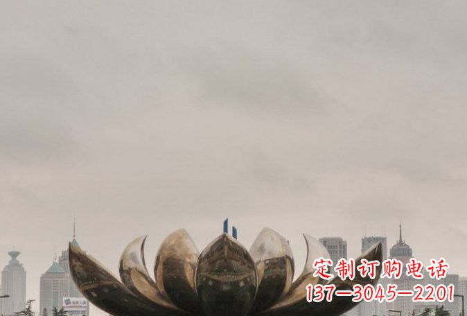 辽阳不锈钢大型莲花雕塑