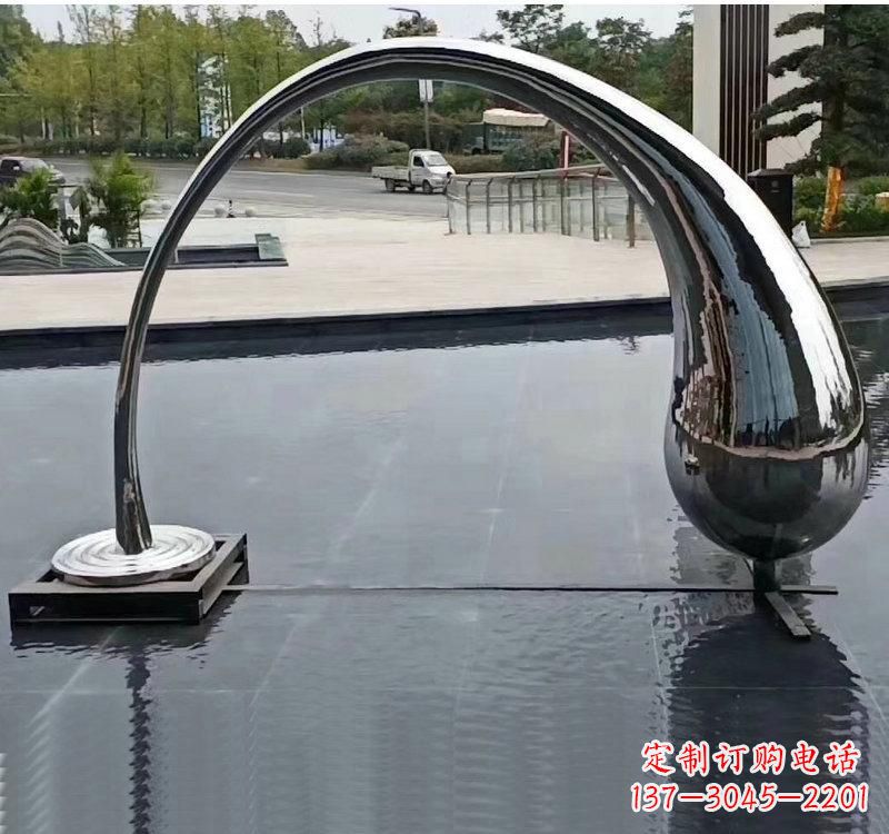 辽阳不锈钢大型水滴雕塑让艺术融入生活