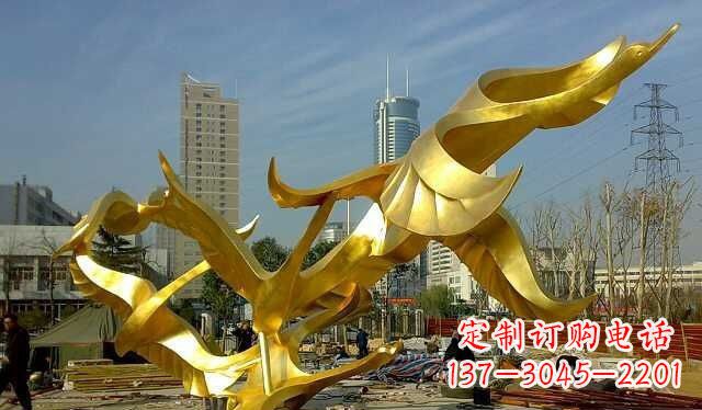 辽阳不锈钢大雁雕塑——一件传承中华文化的艺术杰作